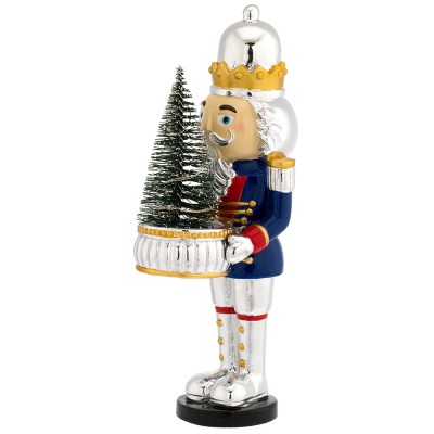 Christmas Charms 2026 - Nutcracker soldier with led sapling H.20 I002058