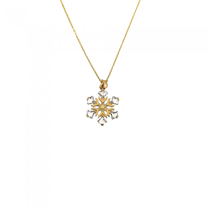 Christmas charms 2026-Snowflake with clear stones 2026 Pendant I002515_3