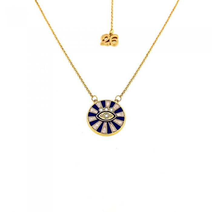 Christmas charms 2026-Blue Pendant Eye I002440