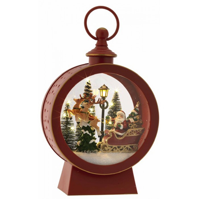 Christmas Charms 2026 - Red Circle Lantern H. 33.5 I002501