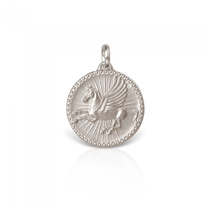 LALAOUNIS CHARMS 2026 - Pendant with Pegasus design in sterling silver, Large PE01357