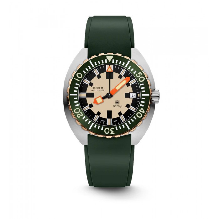 DOXA - ARMY BRONZE INLAY BEZEL, HUNTER GREEN 785.60.031.26