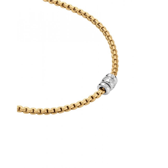 FOPE - Necklace with rhombus-set diamonds 73101C3_PB_G