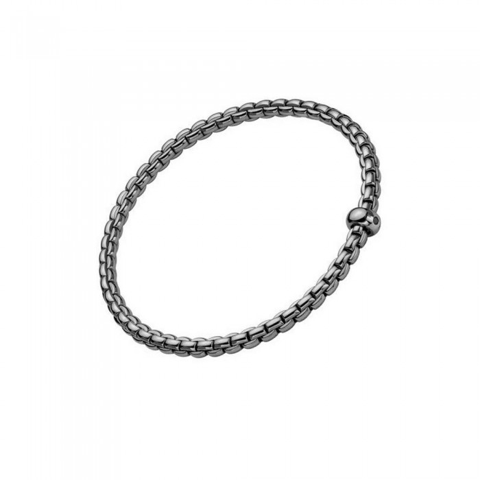 FOPE-Eka Collection Flex'it bracelet with rhodium finish 01M01BK_BN_K_X1X_00L