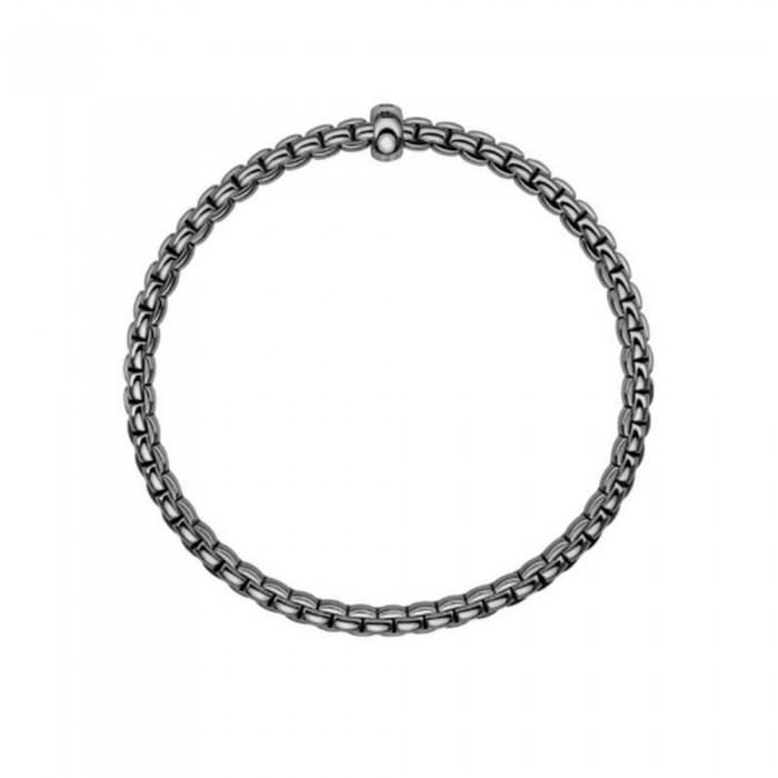 FOPE-Eka Collection Flex'it bracelet with rhodium finish 01M01BK_BN_K_X1X_00L