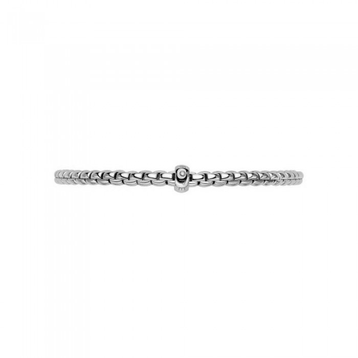 FOPE-Eka Collection Flex'it bracelet with a white diamond 01M01BX_BB_B_XBX_00M