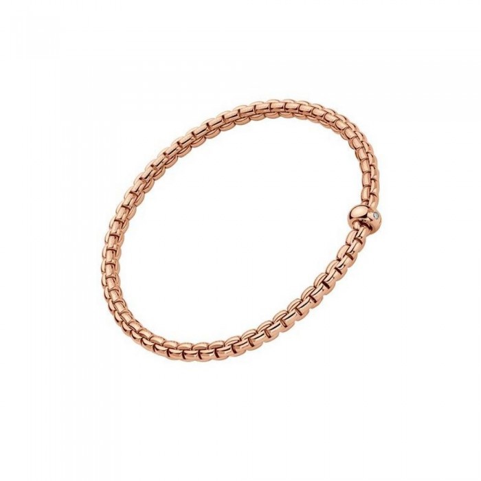FOPE-Eka Collection Flex'it bracelet with a white diamond 01M01BX_BB_R_XRX_00M