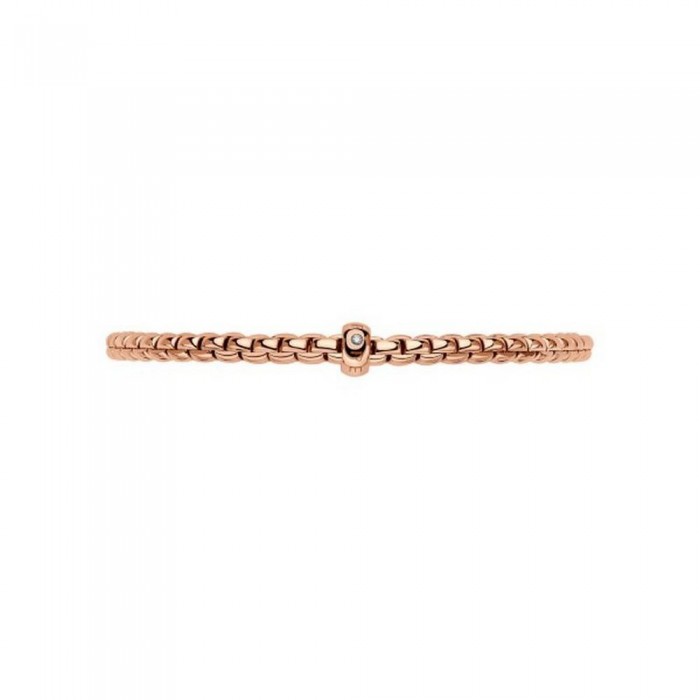 FOPE-Eka Collection Flex'it bracelet with a white diamond 01M01BX_BB_R_XRX_00M
