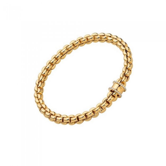 FOPE-Eka Collection Flex'it bracelet with diamonds pavé 72810BX_BB_G_XGX_00M