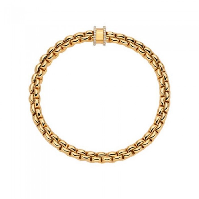 FOPE-Eka Collection Flex'it bracelet with diamonds pavé 72810BX_BB_G_XGX_00M