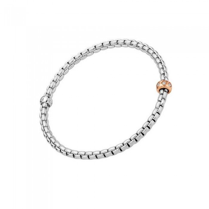 FOPE-Eka Collection Flex'it bracelet with rhombus-set diamonds 73101BX_BB_B_XRX_00M FOPE-Eka Collection Flex'it bracelet with rhombus-set diamonds 73101BX_BB_B_XRX_00M
