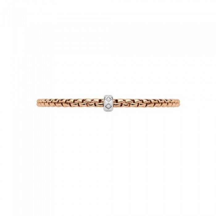 FOPE-Eka Collection Flex'it bracelet with rhombus-set diamonds 73101BX_BB_R_XBX_00M
