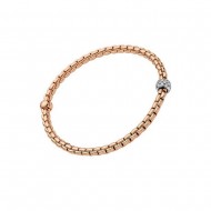 FOPE-Eka Collection Flex'it Diamond pave flex'it bracelet 73301BX_PB_R_XBX_00M