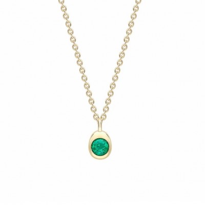 FABERGE - Fabergé Cosmic Curve Emerald Pendant 3863/7