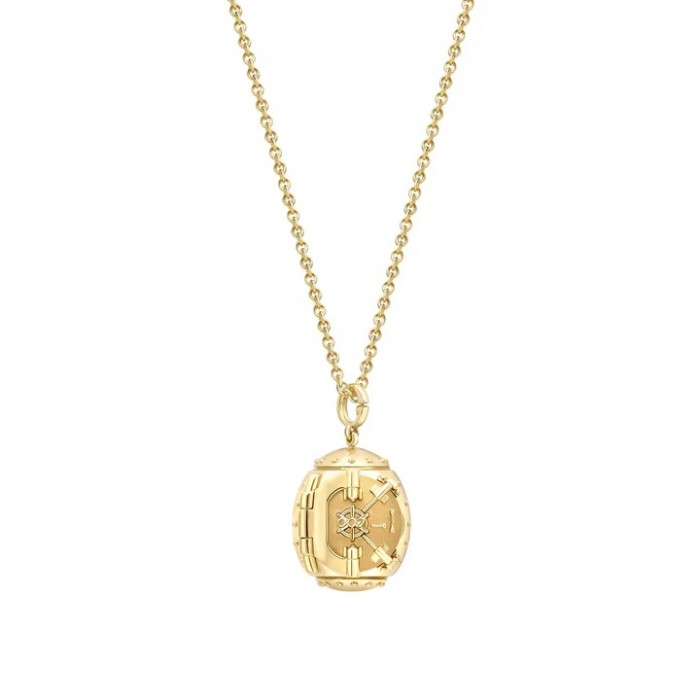 FABERGE - Fabergé Goldfinger Egg Safe Locket with Ruby Heart Surprise 4028/20