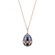 FABERGE-Heritage Rose Gold Dark Blue Guilloché Enamel Polar Bear Surprice Pendant 2982/14 FABERGE-Heritage Rose Gold Dark Blue Guilloché Enamel Polar Bear Surprice Pendant 2982/14