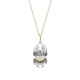 FABERGE- White And Yellow Gold Diamonds and White Enamel Carved Mother of Pearl Surprise Rose Pendant 3368/2 FABERGE- White And Yellow Gold Diamonds and White Enamel Carved Mother of Pearl Surprise Rose Pendant 3368/2
