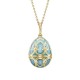 FABERGE- Heritage 18K Yellow Gold with Turquoise Guilloche Enamel and Hen surprise 1442/119 FABERGE- Heritage 18K Yellow Gold with Turquoise Guilloche Enamel and Hen surprise 1442/119