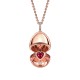 FABERGE - Fabergé Essence Rose Gold Unheated Ruby Heart Surprise Locket 1258FP2371/117