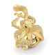 FABERGE - Fabergé x 007 Special edition yellow gold Octopussy Ring 3983/18