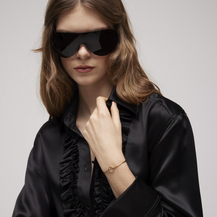 Gucci Horsebit 18k bangle bracelet CYBA865624001