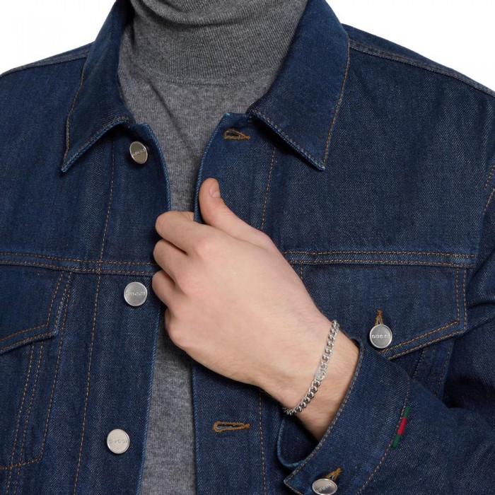 GUCCI-INTERLOCKING G BRACELET SYBA843736001