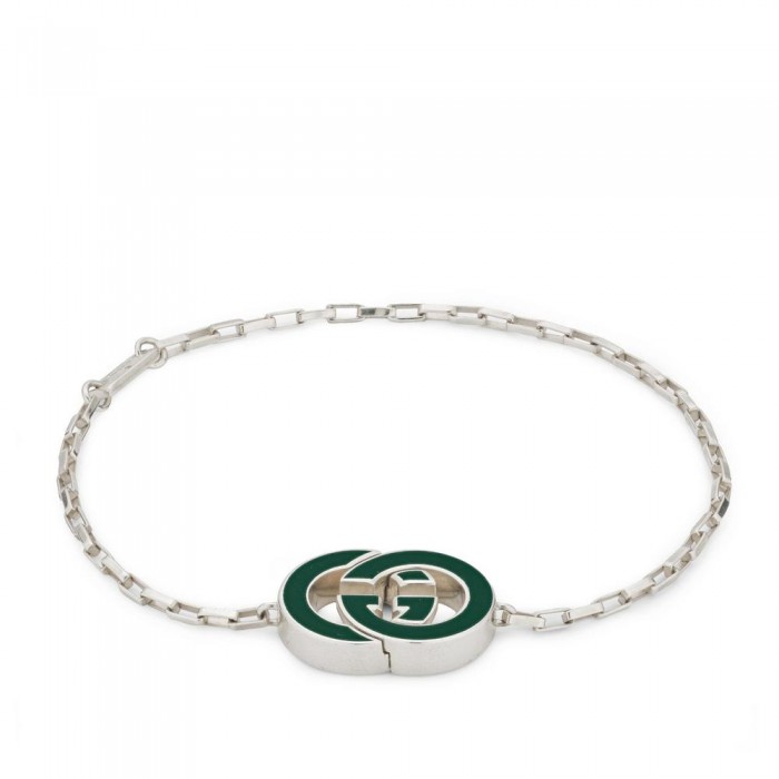 GUCCI-INTERLOCKING G BRACELET SYBA854121001