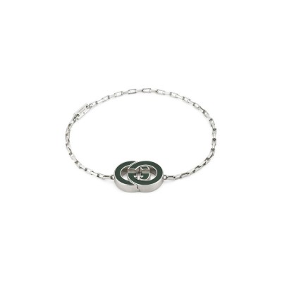 GUCCI-INTERLOCKING G BRACELET SYBA854121001