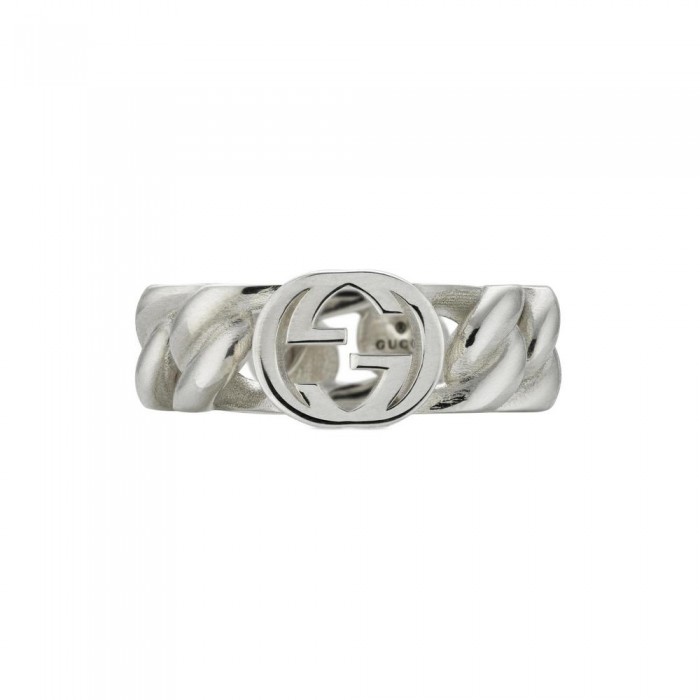 GUCCI-INTERLOCKING G RING SYBC843627001