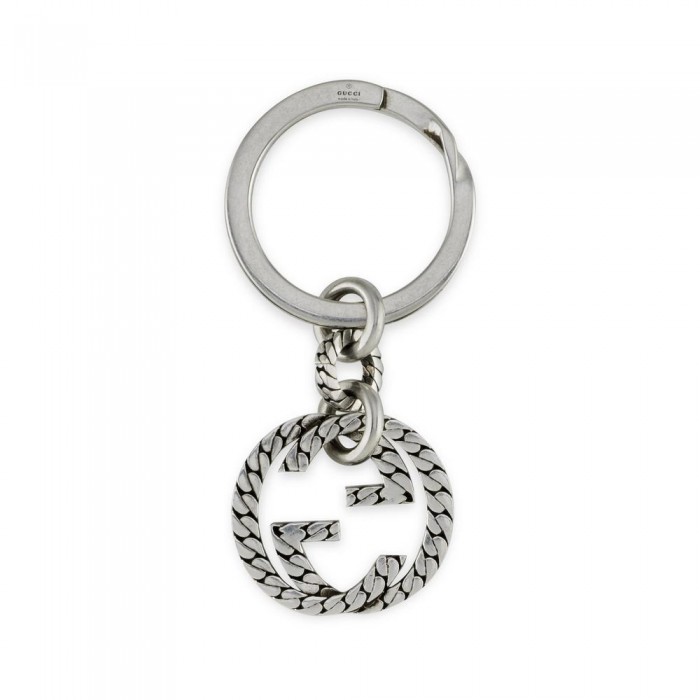 GUCCI-INTERLOCKING G KEYRING SYBF678644001