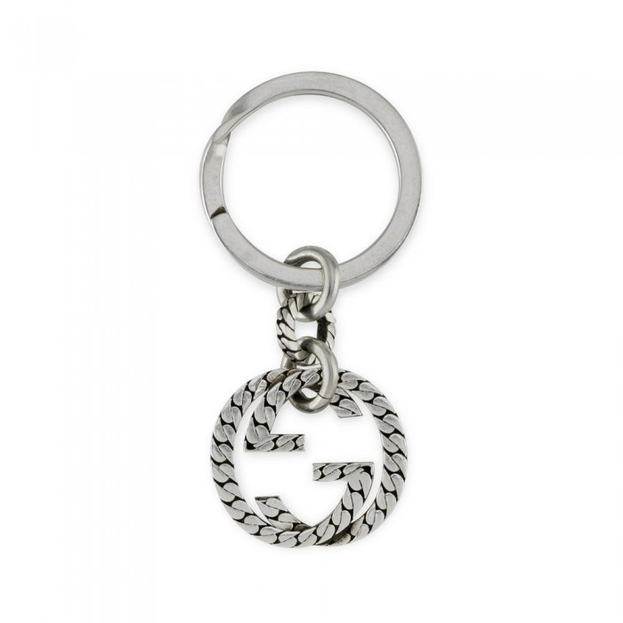 GUCCI-INTERLOCKING G KEYRING SYBF678644001