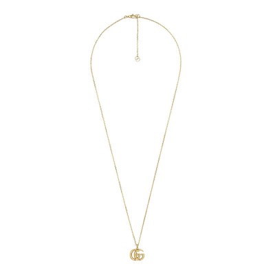 GUCCI-GG RUNNING YELLOW GOLD NECKLACE YBB502088001