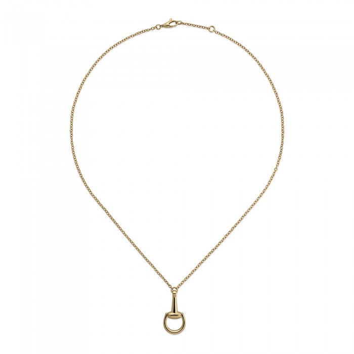 GUCCI-Horsebit 18K chain necklace YBB795818001