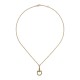 GUCCI-Horsebit 18K chain necklace YBB795818001