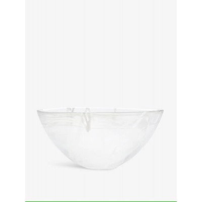 KOSTA BODA-Contrast bowl white/white 350mm I001553