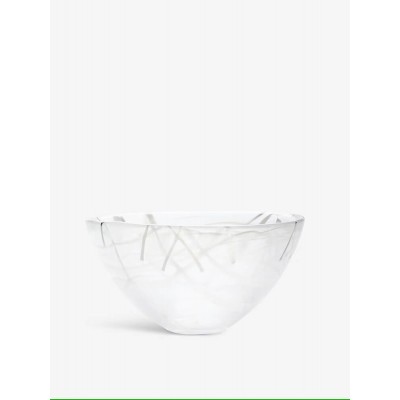 KOSTA BODA-Contrast bowl white/white 230mm I001554