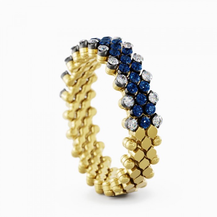 SERAFINO CONSOLI- BREVETTO RING RMS 5H2 YBG WD BS