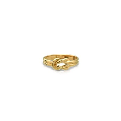 LALAOUNIS-HERCULES KNOT RING SMALL IN 18K GOLD 127025