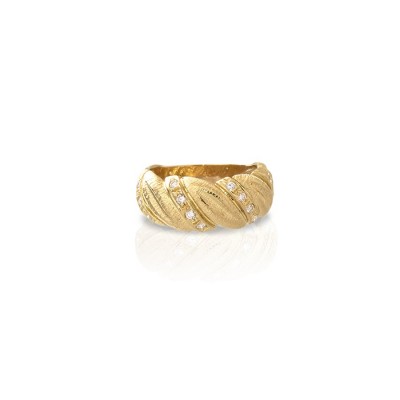 LALAOUNIS-Victory Wreath ring in 18k gold and diamonds 126201