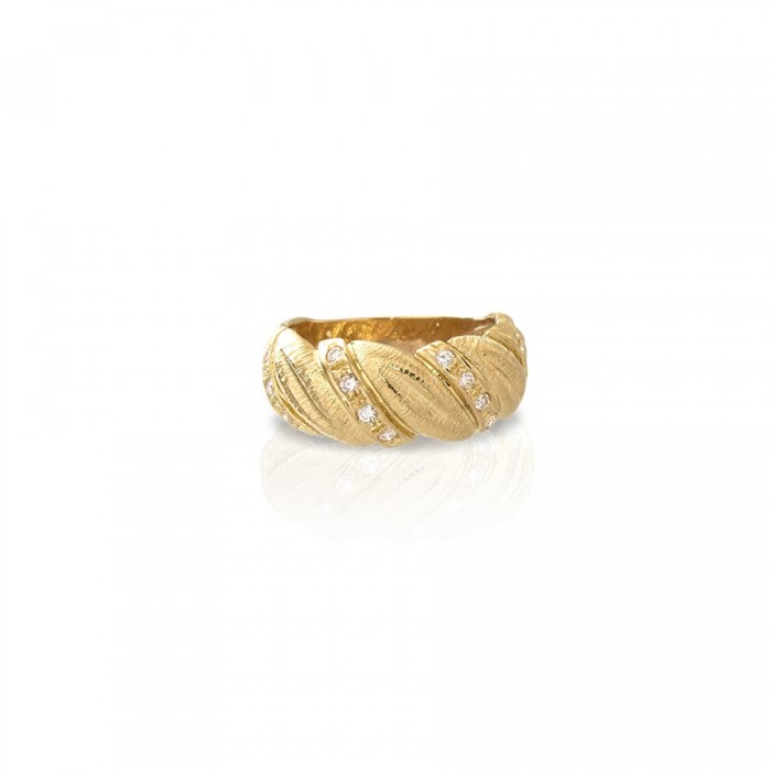 LALAOUNIS-Victory Wreath ring in 18k gold and diamonds 126201