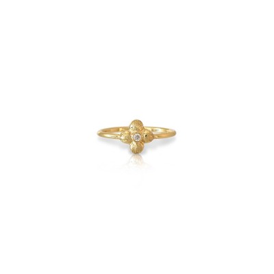 LALAOUNIS-THEODORA FLOWER RING IN 18K GOLD AND DIAMONDS 155081