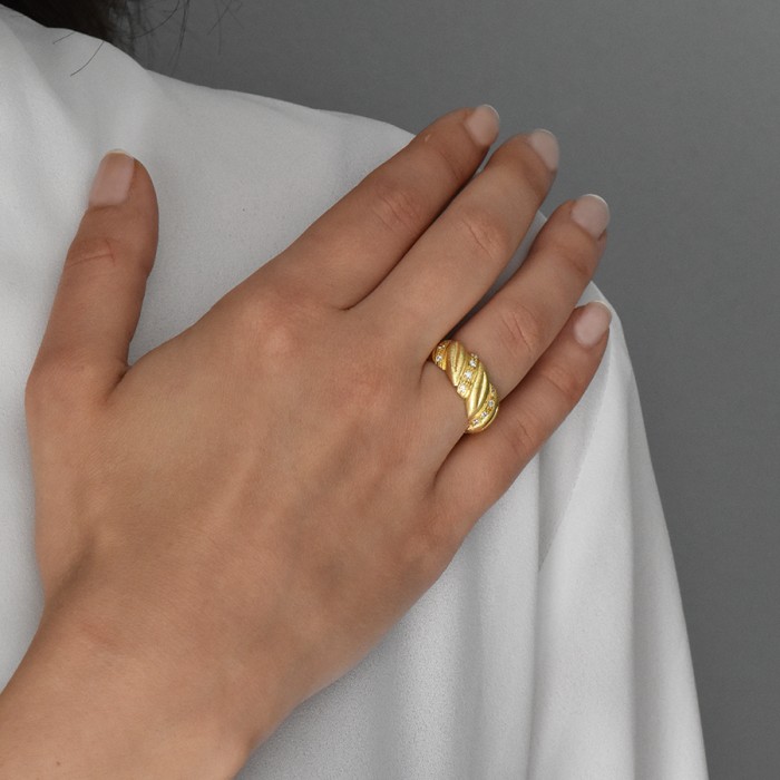 LALAOUNIS-Victory Wreath ring in 18k gold and diamonds 126201