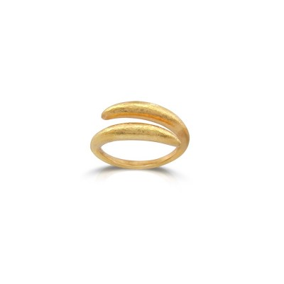 LALAOUNIS-Hand-hammered Neolithic "embrace" in 18k gold 141151