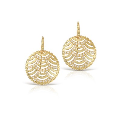 LALAOUNIS-NUBIA EARRINGS IN 18K GOLD AND DIAMONDS ,LARGE SIZE 344255
