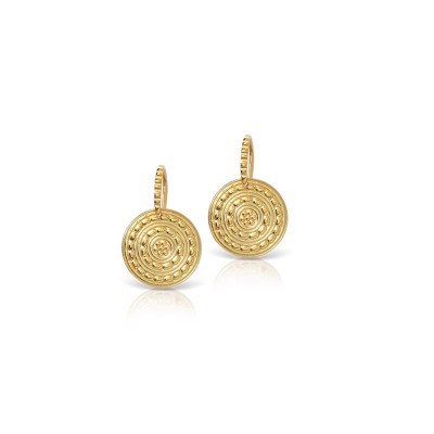 LALAOUNIS-HELEN OF TROY SMALL DISC MOTIF EARRINGS IN 18K GOLD 347676