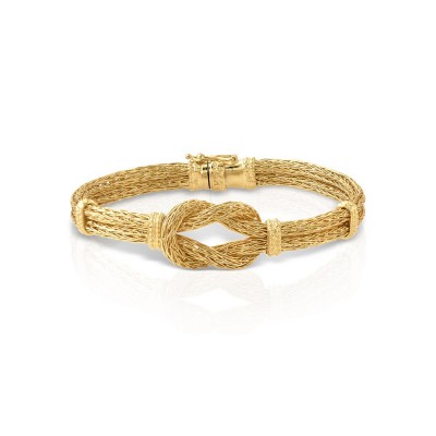 LALAOUNIS-HERCULES KNOT HAND-WOVEN BRACELET IN 18K GOLD 427161