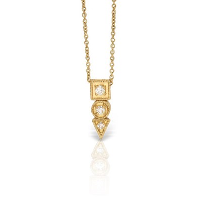 LALAOUNIS-THEODORA PENDANT NECKLACE IN 18K GOLD AND DIAMONDS 653815